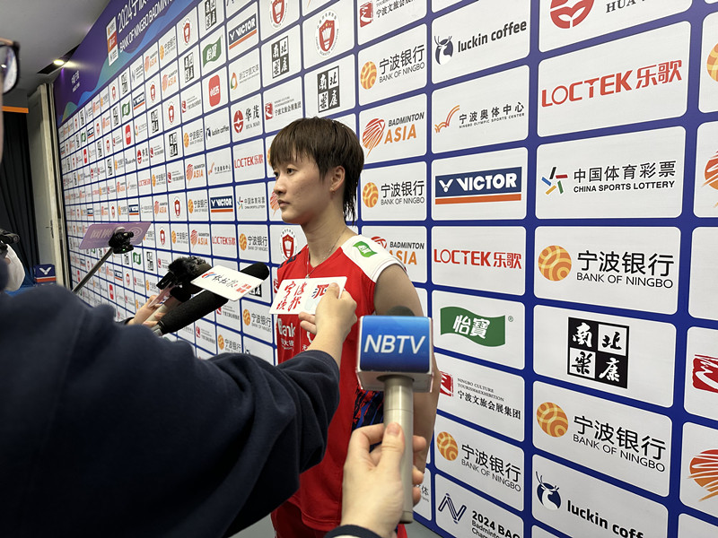 4月14日，寧波廣電集團(tuán)電視傳媒記者采訪女單中國(guó)選手陳雨菲.jpg
